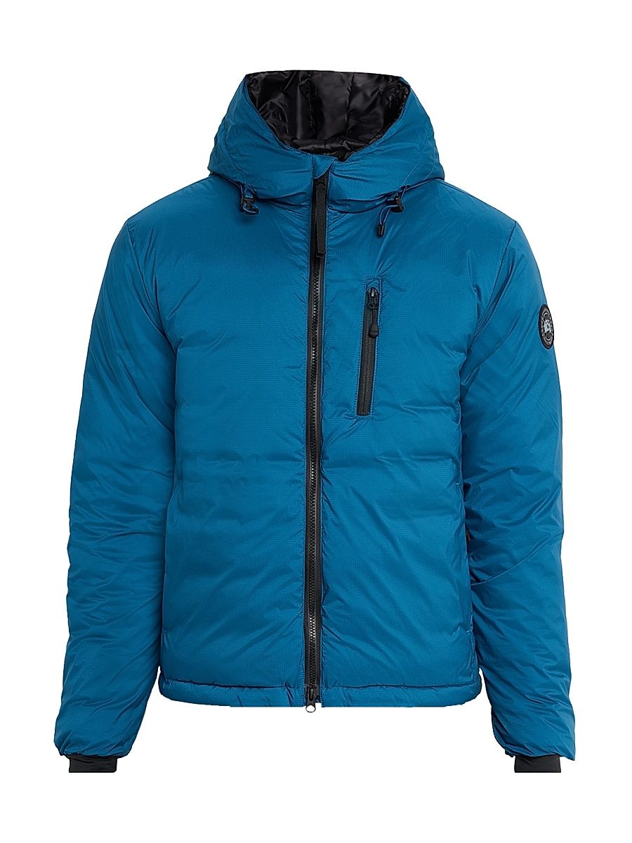 Men's Lodge Down Hooded Jacket - Guard Blue - Size XL