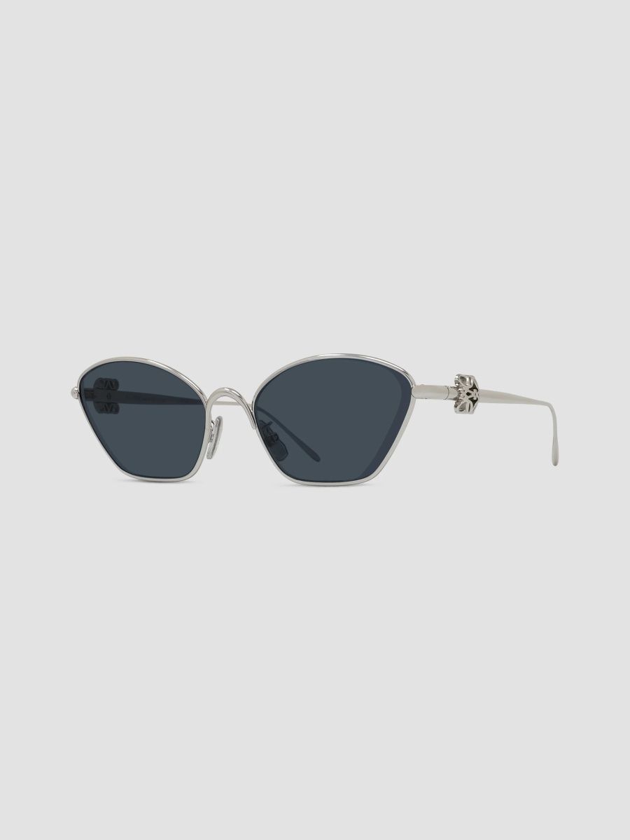 LOEWE Women's Anagram 57MM Cat-Eye Sunglasses - Grey Blue