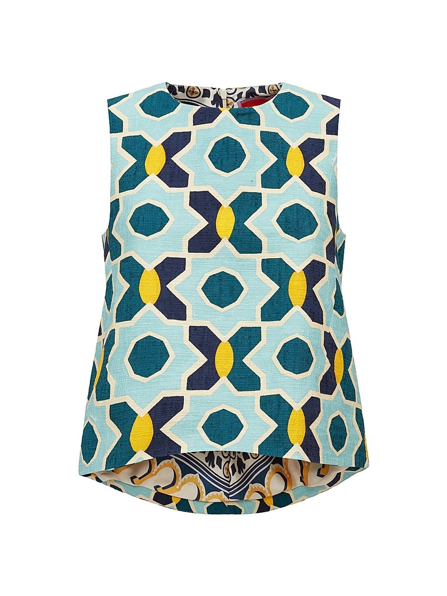 Women's La Scala Top - Light Blue - Size XS