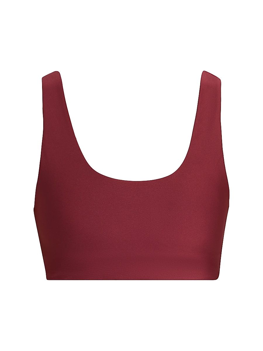 Women's Oxford Harley Sports Bra - Merlot - Size XL