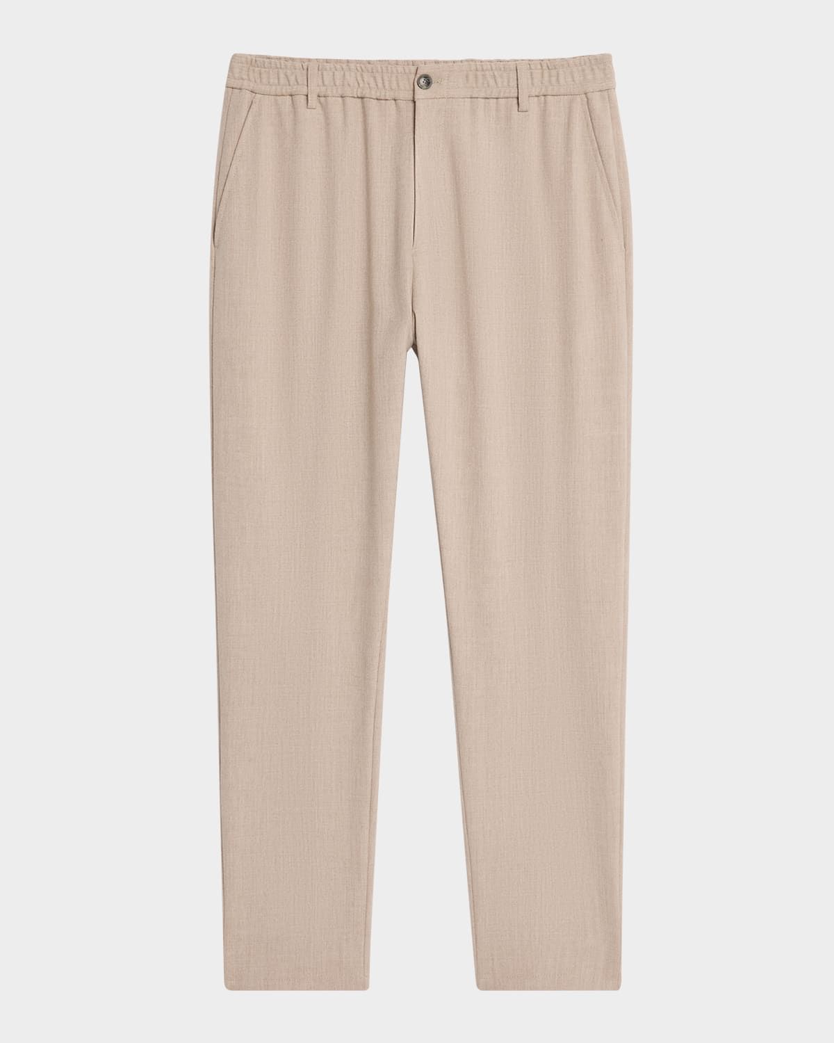 Men & apos;s Stretch Gabardine Flat-Front Trousers