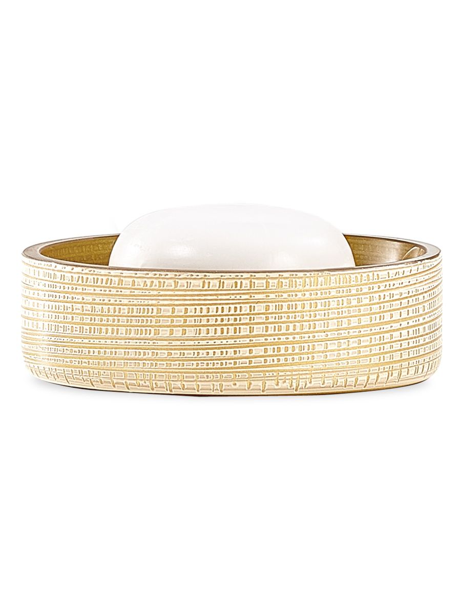 Labrazel Woven Gold Glass Soap Dish - Gold