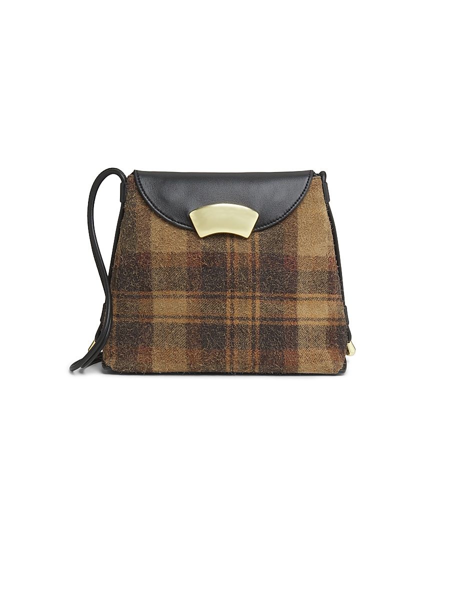 Women's ID Petite Soft Shoulder Bag - Brown