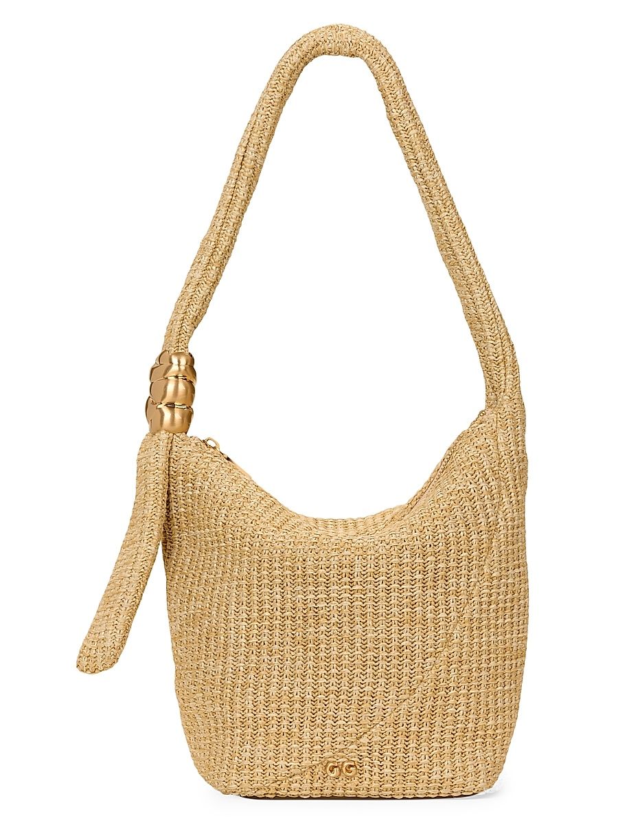Women's Farah Woven Shoulder Bag - Natural