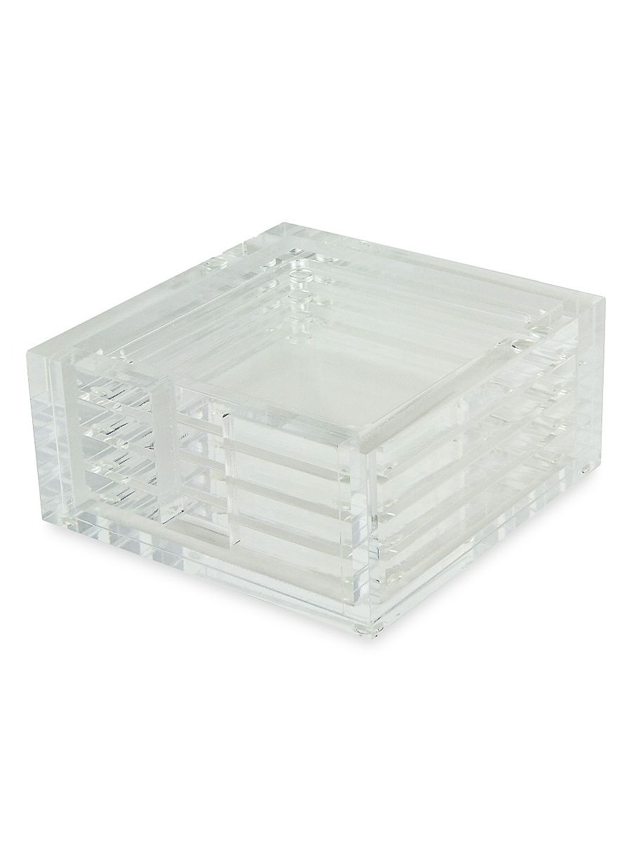 Acrylic 4-Piece Coaster Set
