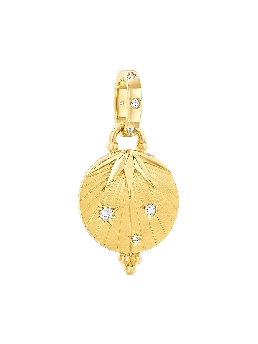 Women's Amor 18K Yellow Gold & Diamond Pendant - Yellow Gold