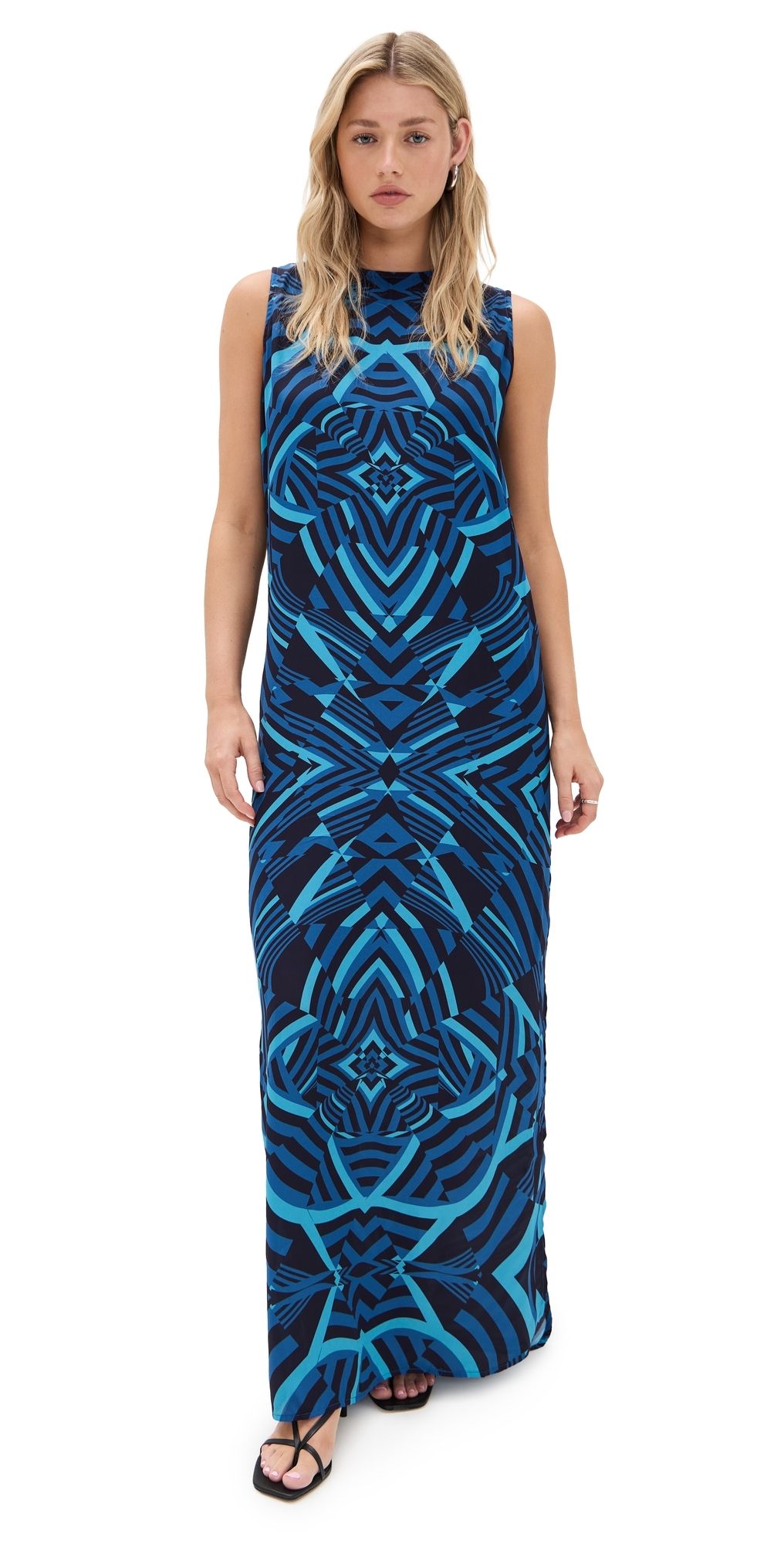 87Origins Kaleidoscope Dress Blue 8