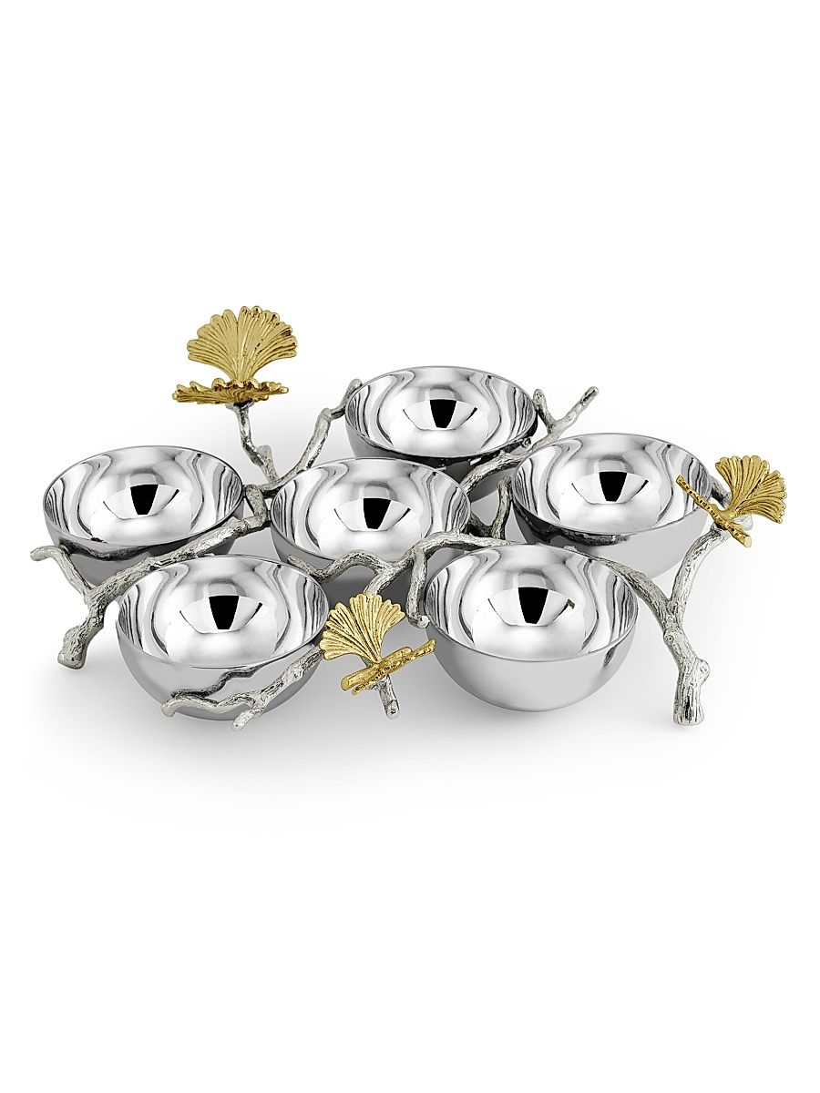 Butterfly Ginkgo Luxe Seder Plate