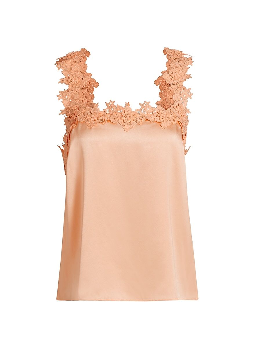 Women's Bellamy Silk Cami - Cantaloupe - Size Large