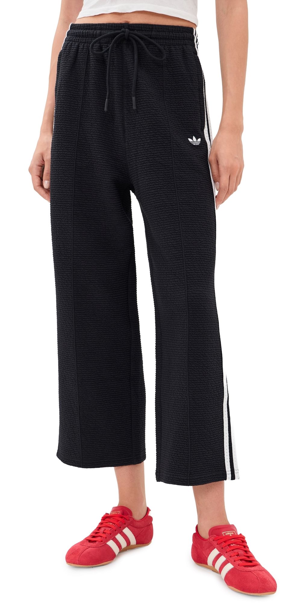adidas Firebird Crop Trackpants Black/Cloud White XXL