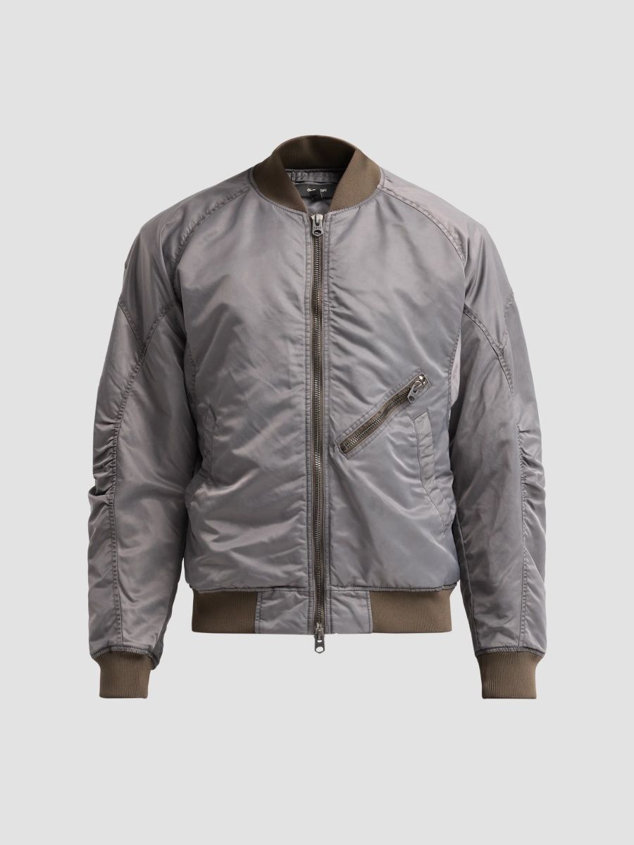 G-Star Men's Padded Bomber Jacket - Grey - Size XL
