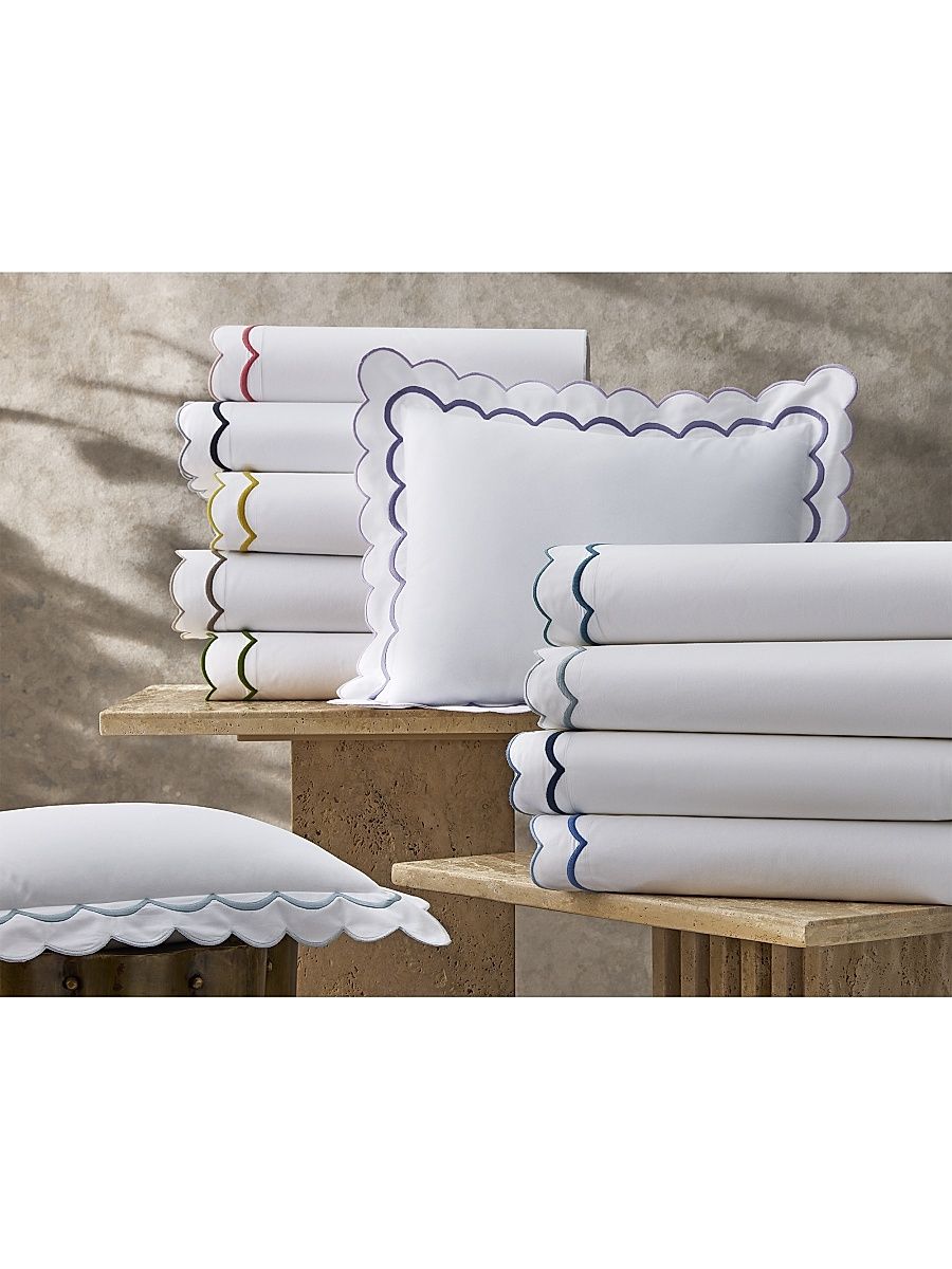 India Percale Sheets & Pillowcase Set Collection - Cerulean - Size Standard