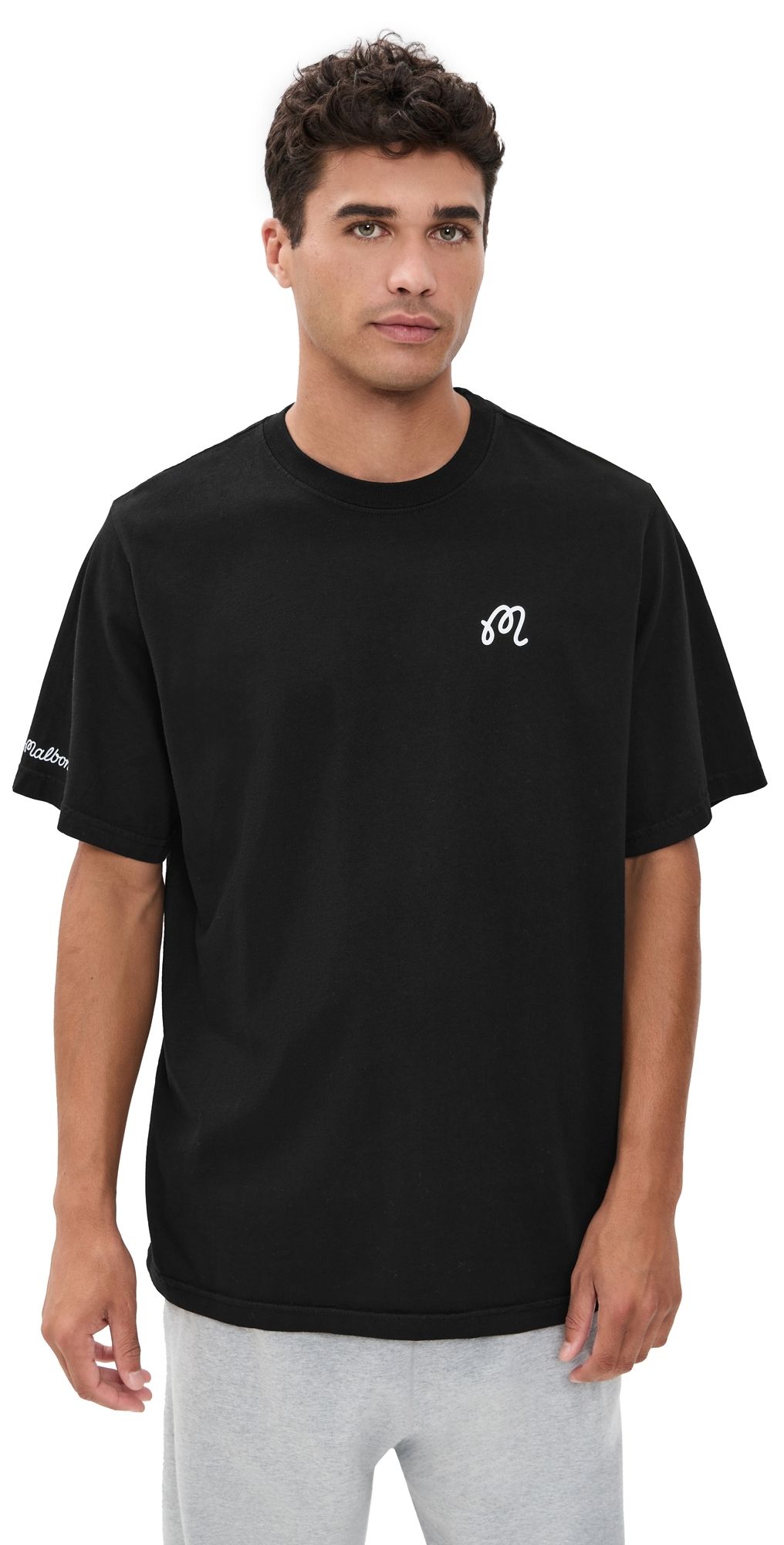 Malbon Golf Bermuda Tee Black S