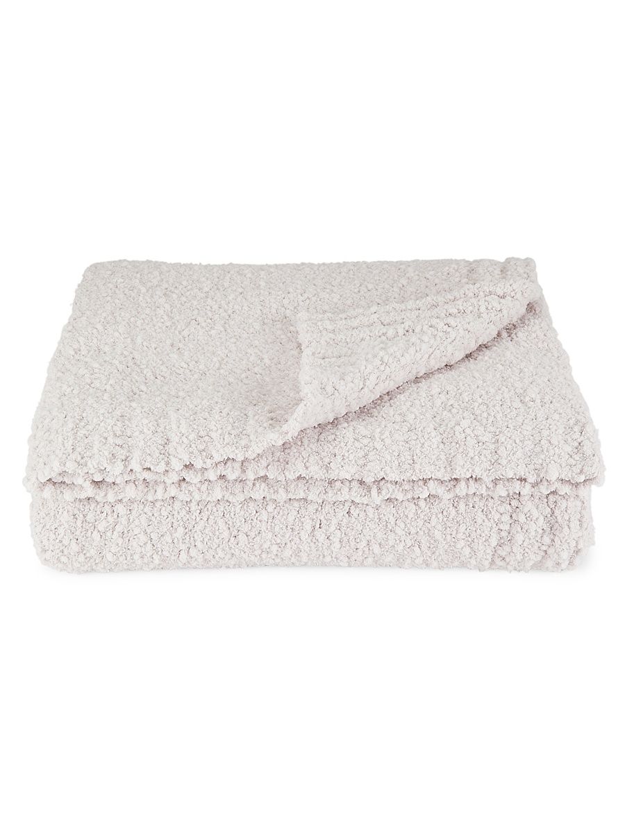 CozyChic Boucle Blanket - Almond