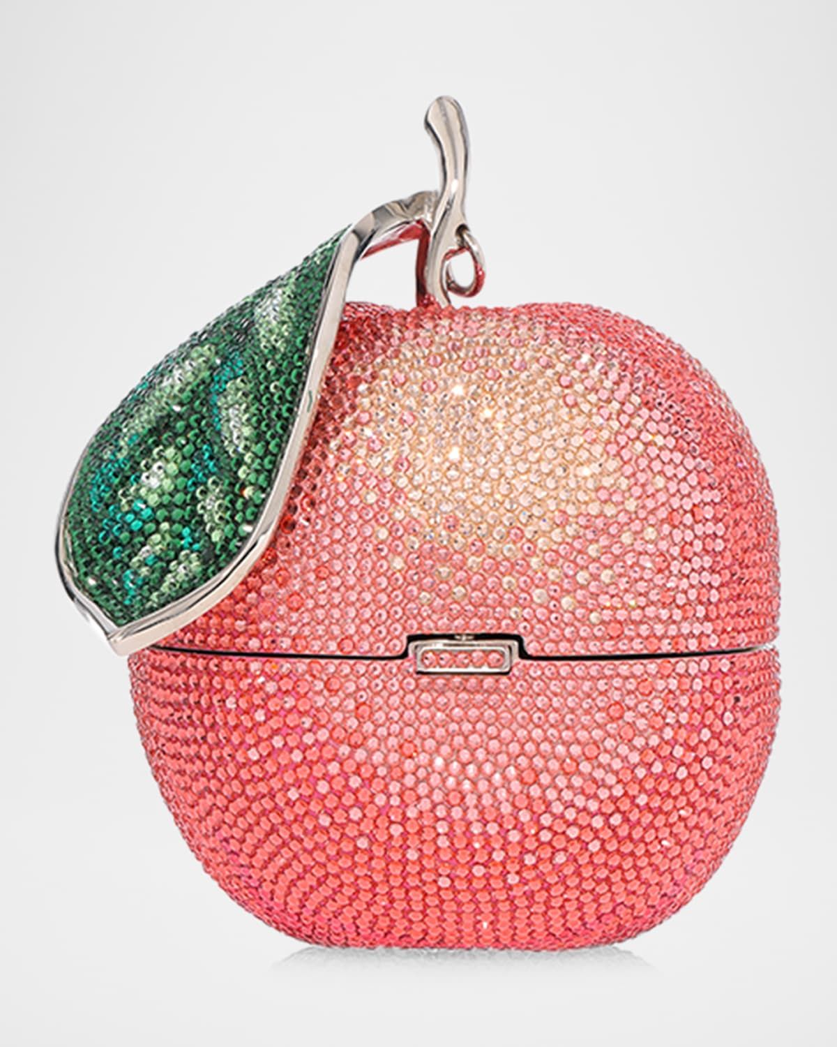 Peachy Keen Crystal Clutch Bag
