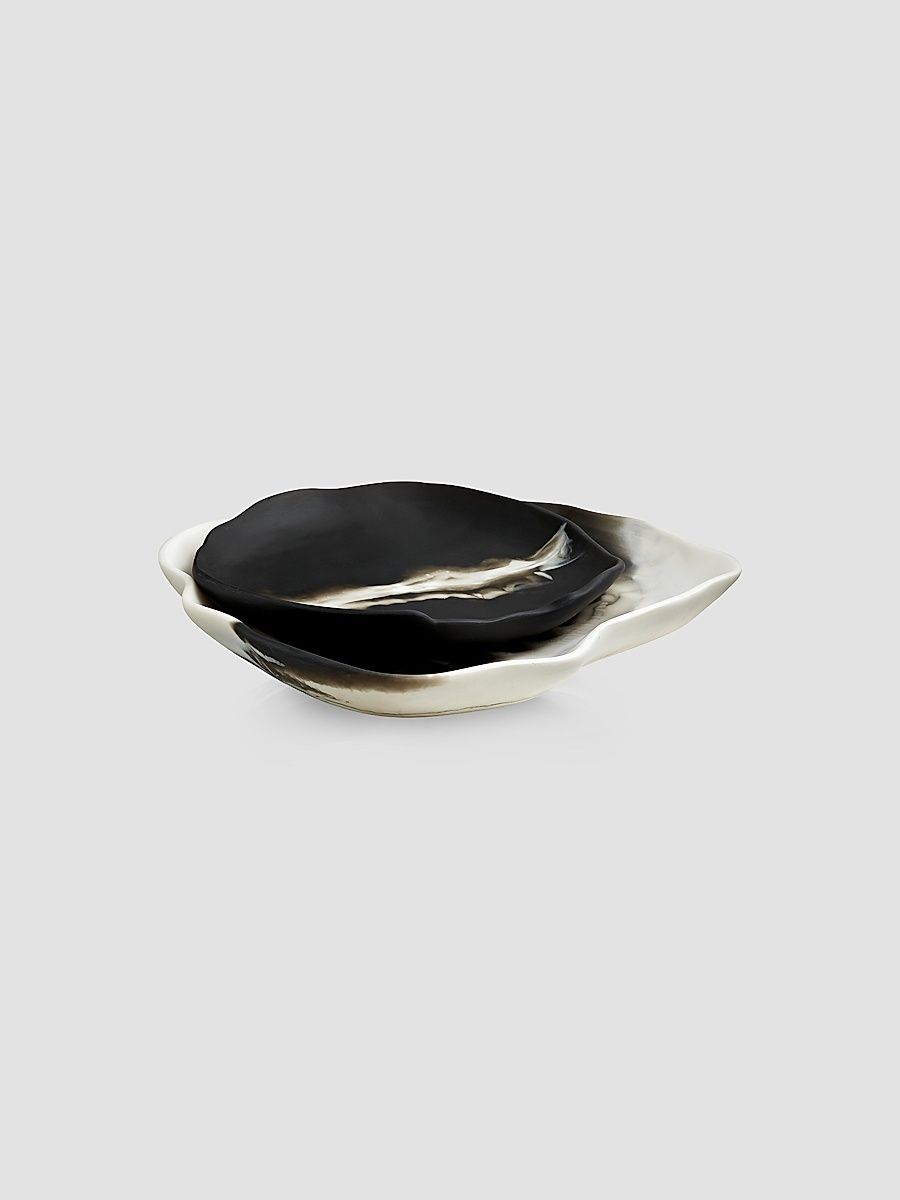 Hollie 2-Piece Yin & Yang Resin Decorative Trays