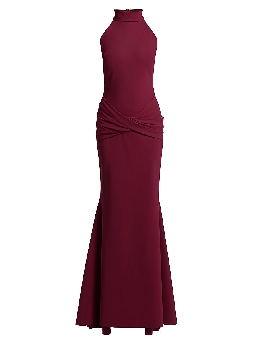 Women's Zesika Jersey Sleeveless Gown - Mahogany - Size 8