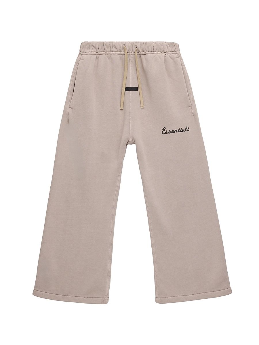 Little Kid's & Kid's Logo Wide-Leg Sweatpants - Faded Seal - Size 12