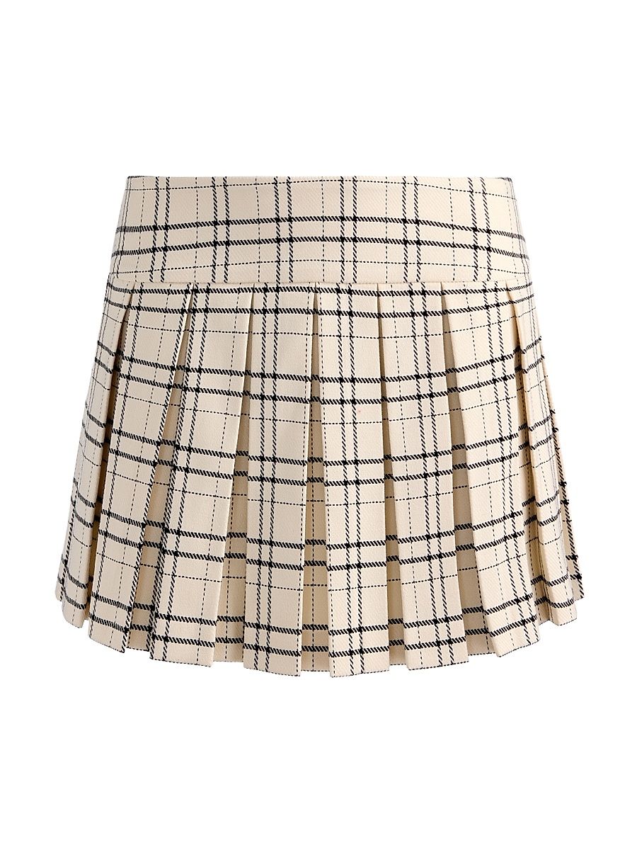 Women's Emilie Check Pleated Skort - Cool Girl Plaid - Size 14