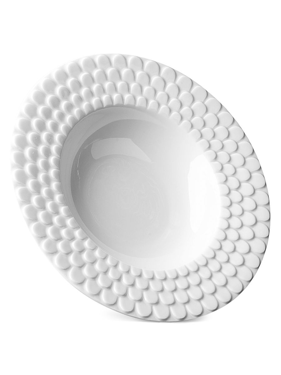 Aegean Porcelain Soup Plate - White