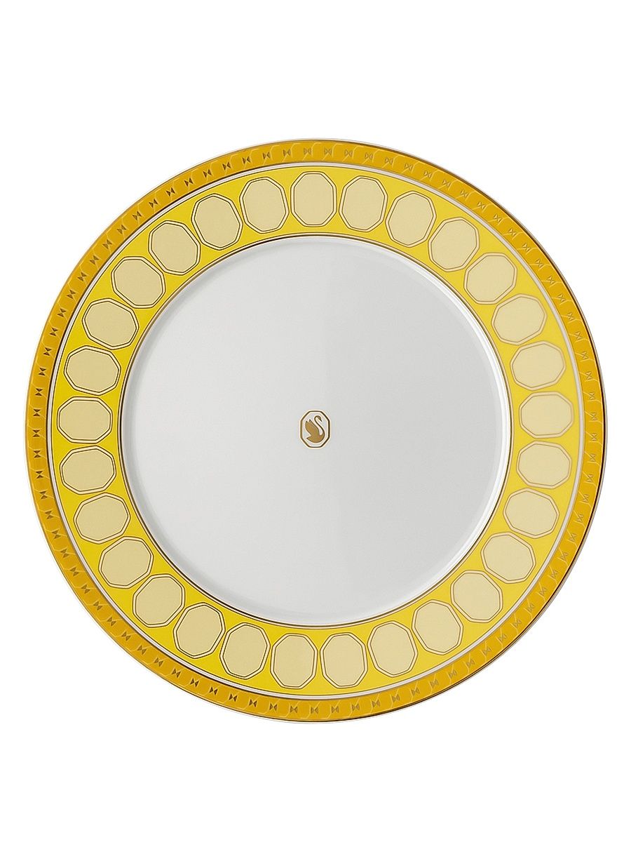 Swarovski x Rosenthal Signum Salad/Dessert Plate - Yellow