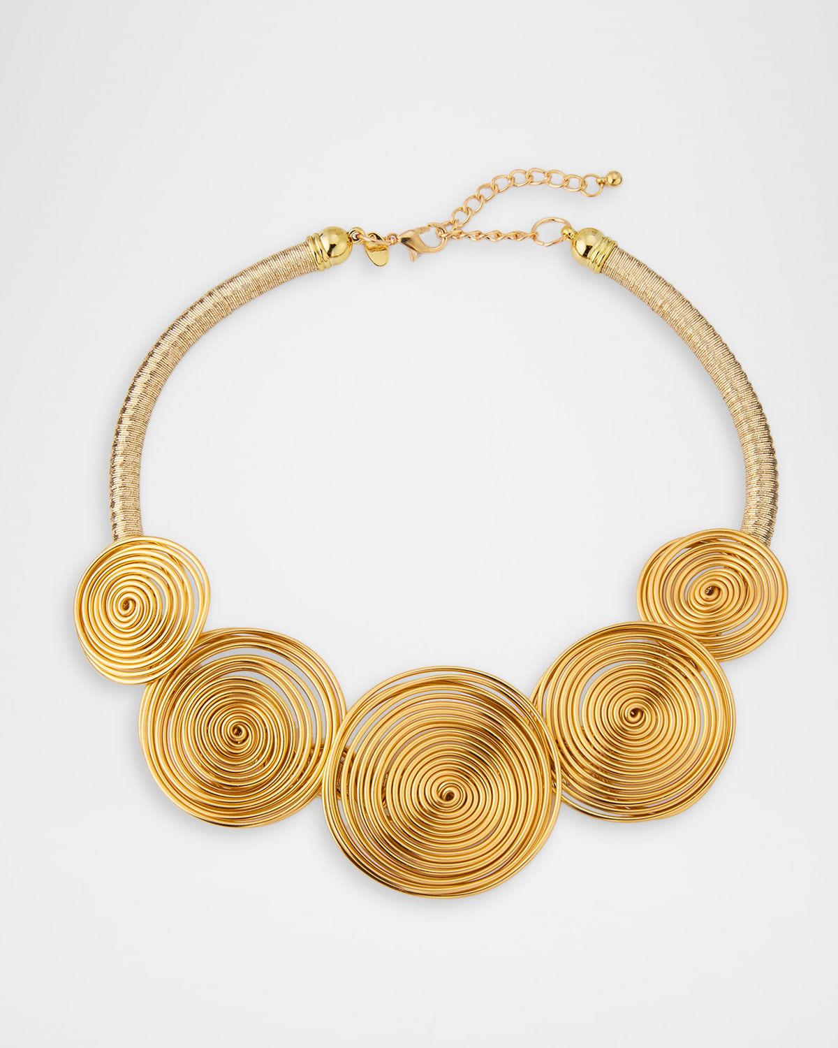 Spiral Twisted Wire Necklace