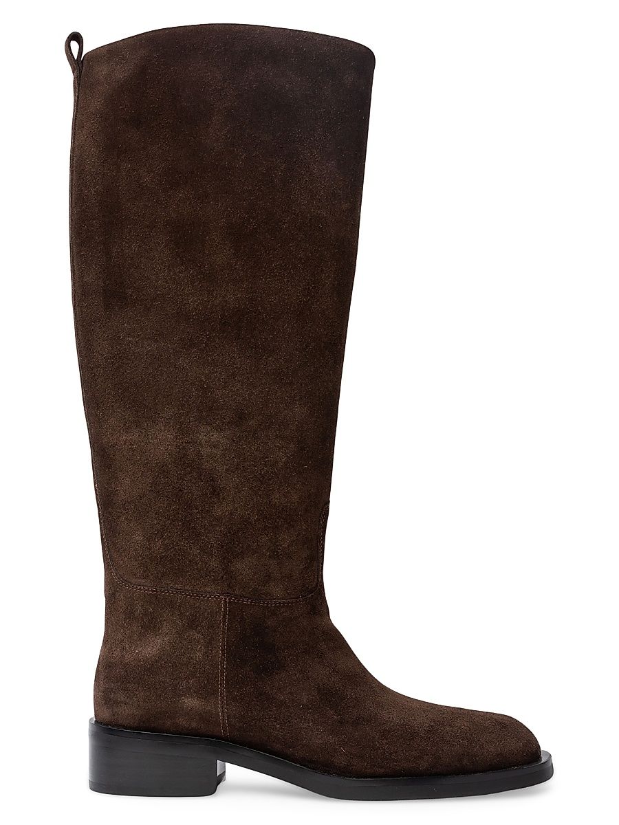 Women's Pace Suede Boots - Dark Brown Suede - Size 12