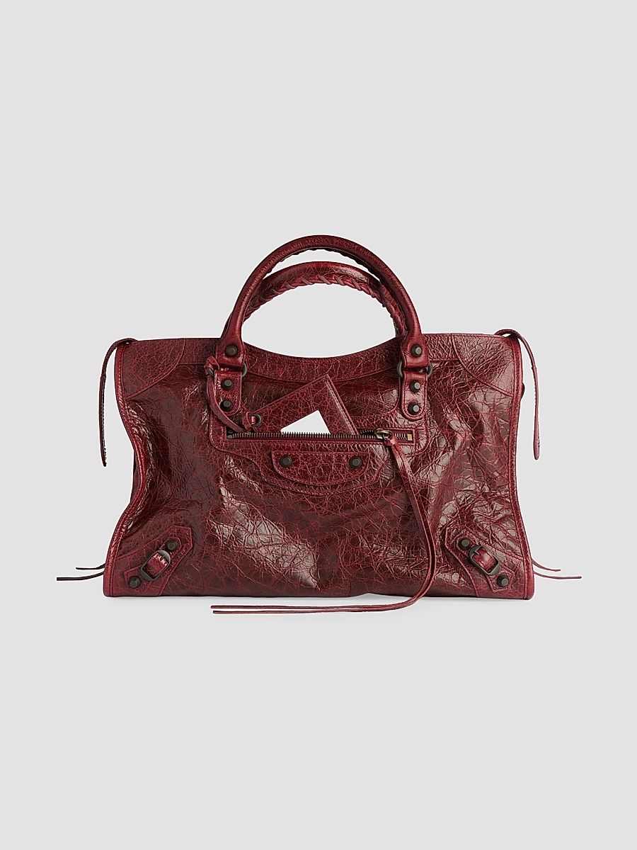Balenciaga Women's Le City East West Bag - Berry Red