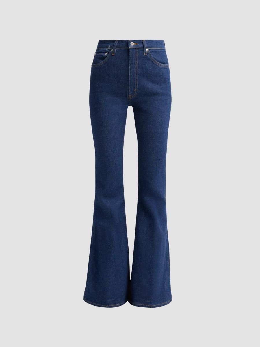 Re/done Women's Jane Bell Bottom Jeans - Rigid Like - Size 32