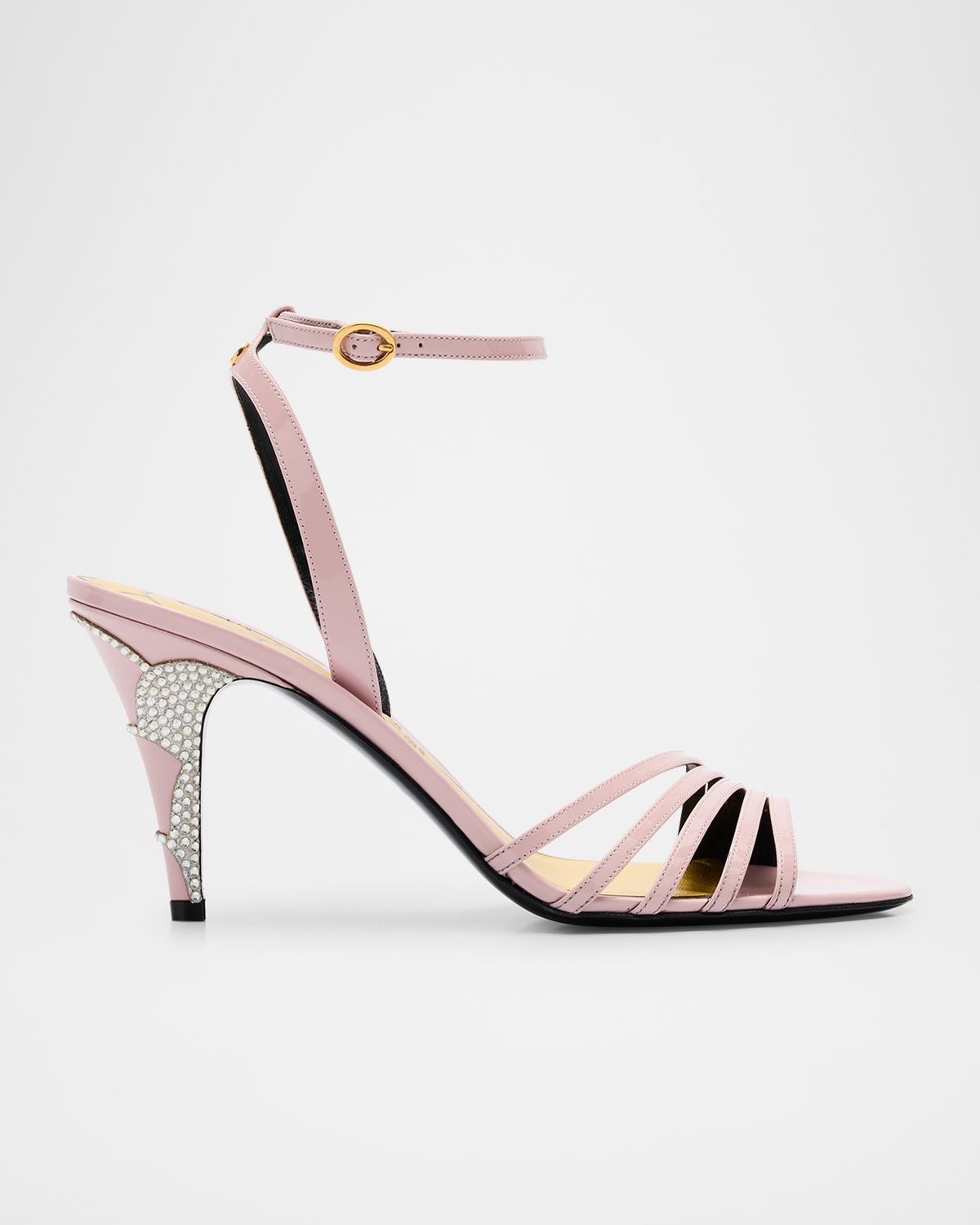 Ladycrush Leather Ankle-Strap Sandals