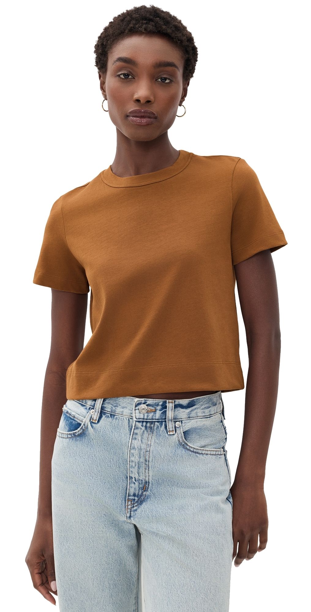 FRAME The Boxy Tee Bronze S