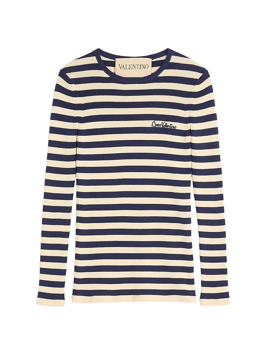 Women's Cotton Sweater - Birch Provence Blue - Size Large