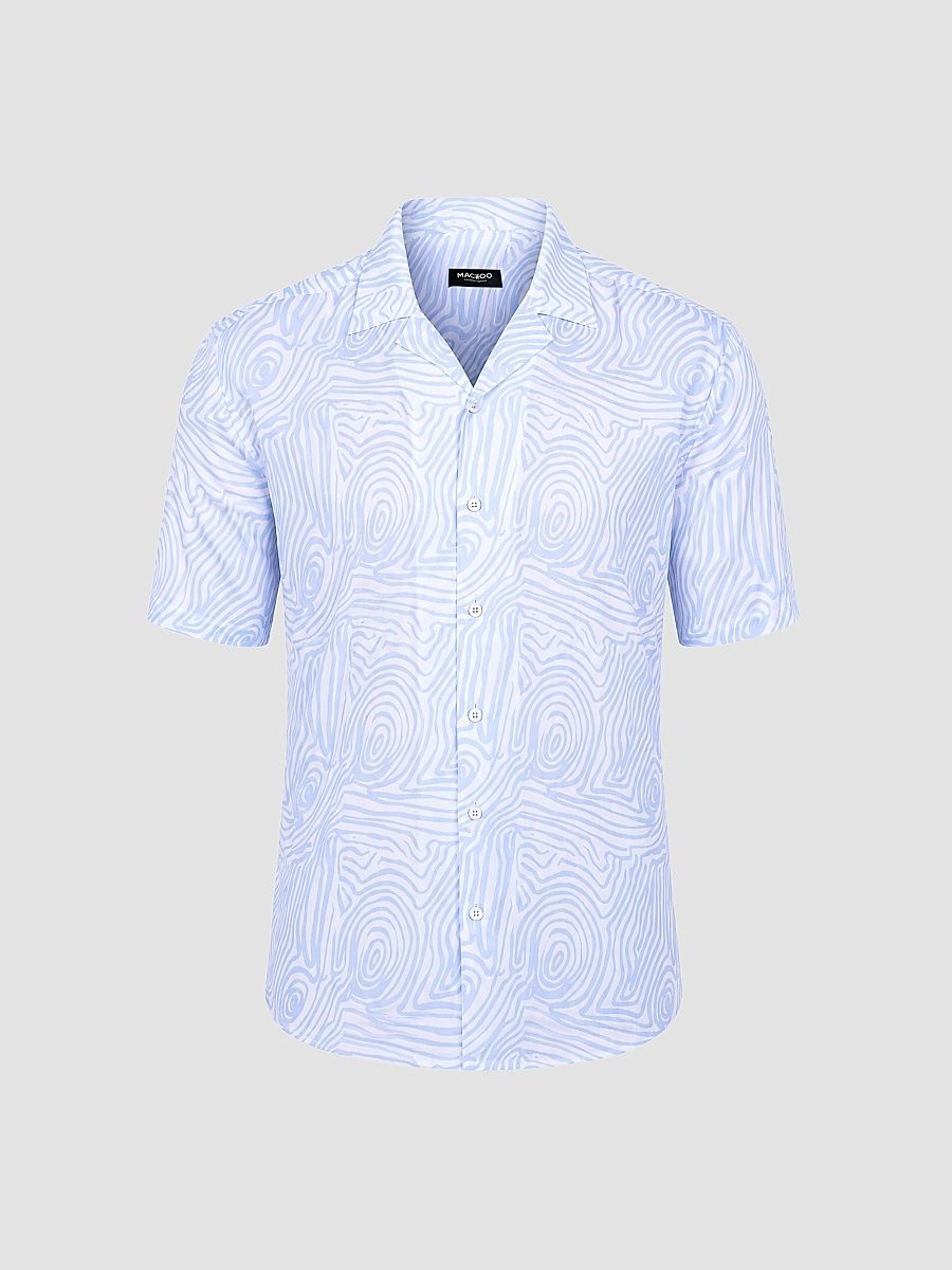 Men's Apachi Marthyr Shirt - Blue - Size XXXXL