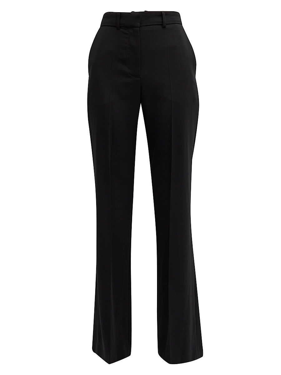 Women's Morissey Stretch Wool Pants - Black - Size 12