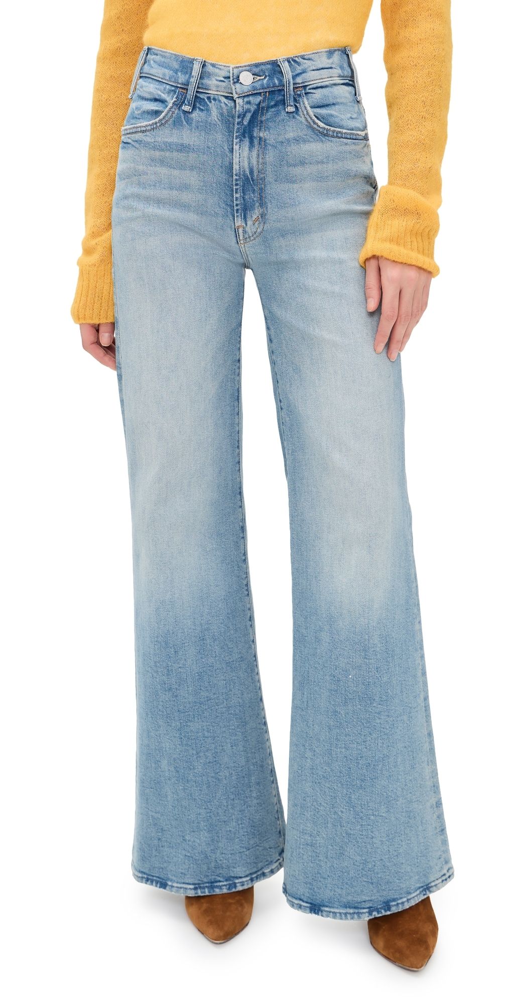 MOTHER The Hustler Roller Sneak Jeans I Confess 28