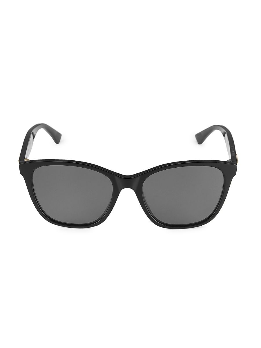Women's New Classic 55MM Cat-Eye Sunglasses - Black