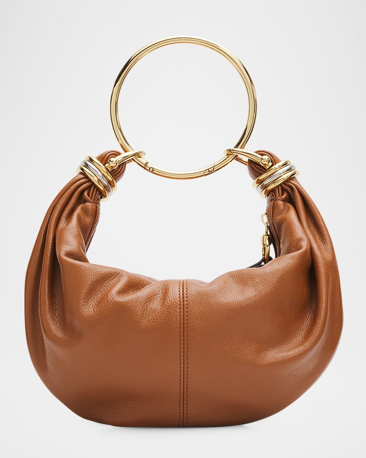 Bracelet Bag Mini in Shiny Grained Calfskin