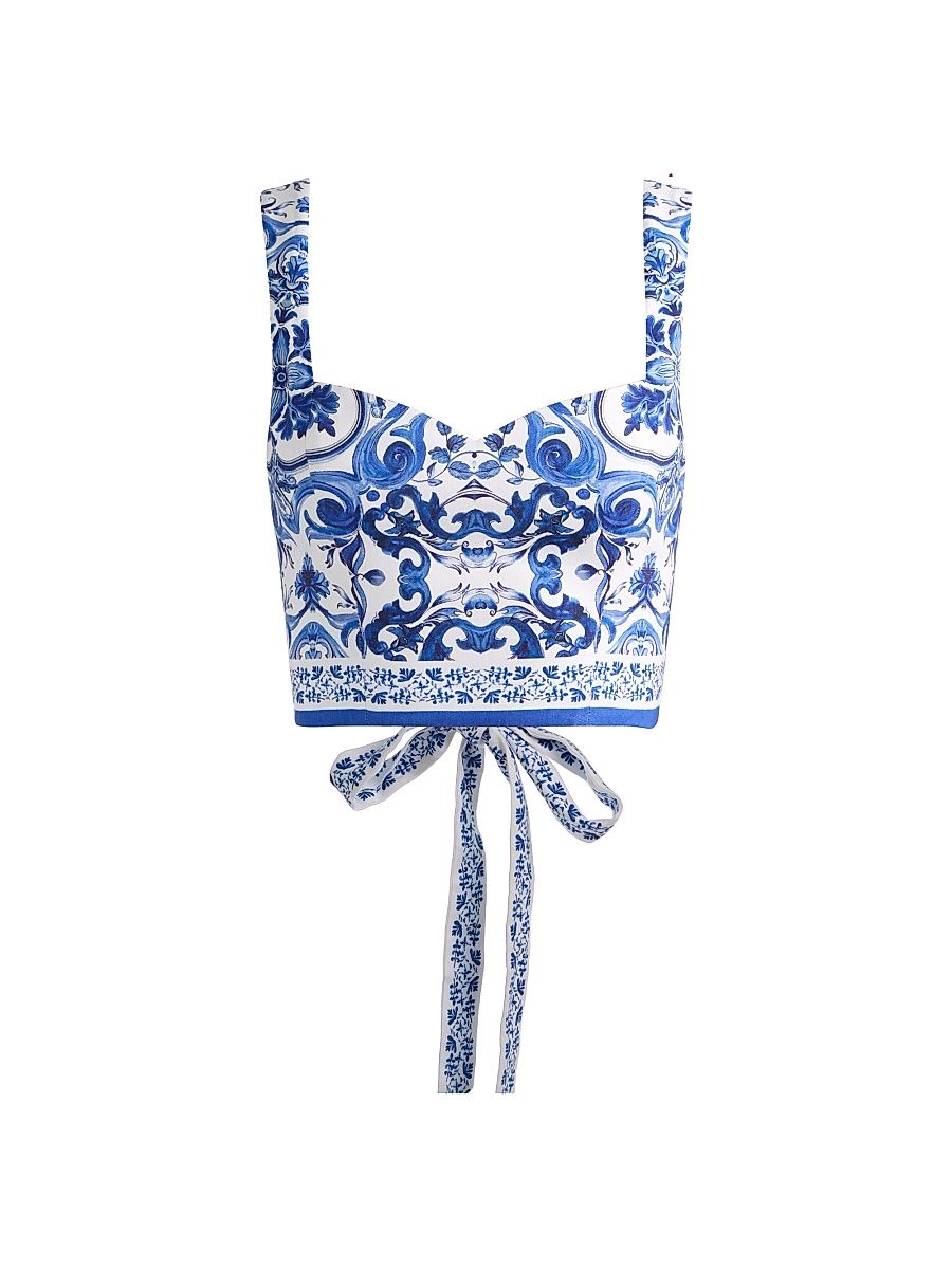 Women's Miriam Sweetheart Crop Top - Solstice - Size 10