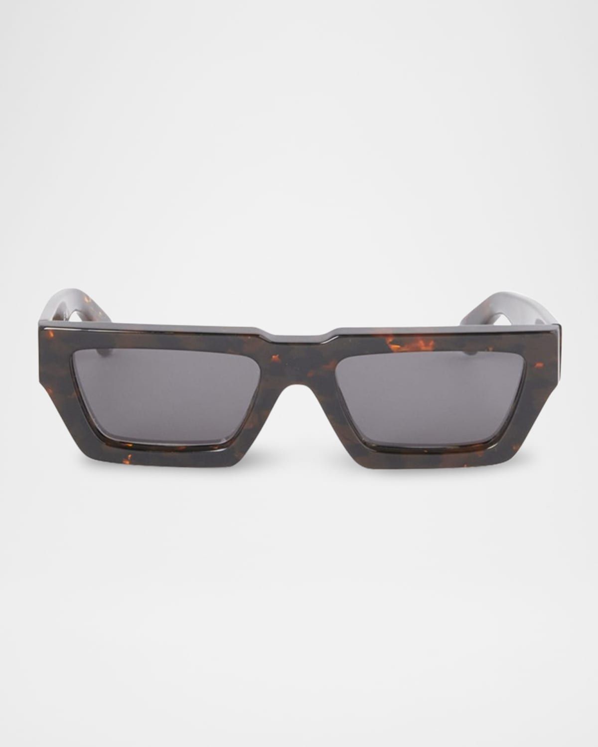Men & apos;s Manchester Acetate Rectangle Sunglasses