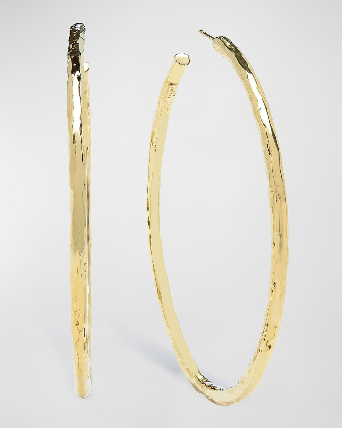 Extra Large Hoop Earrings in 18K Gold