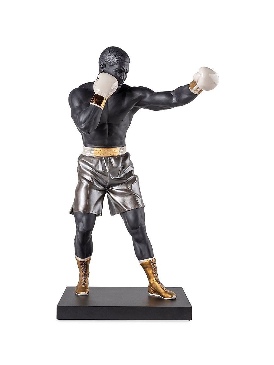 Boxer Porcelain Sculpture