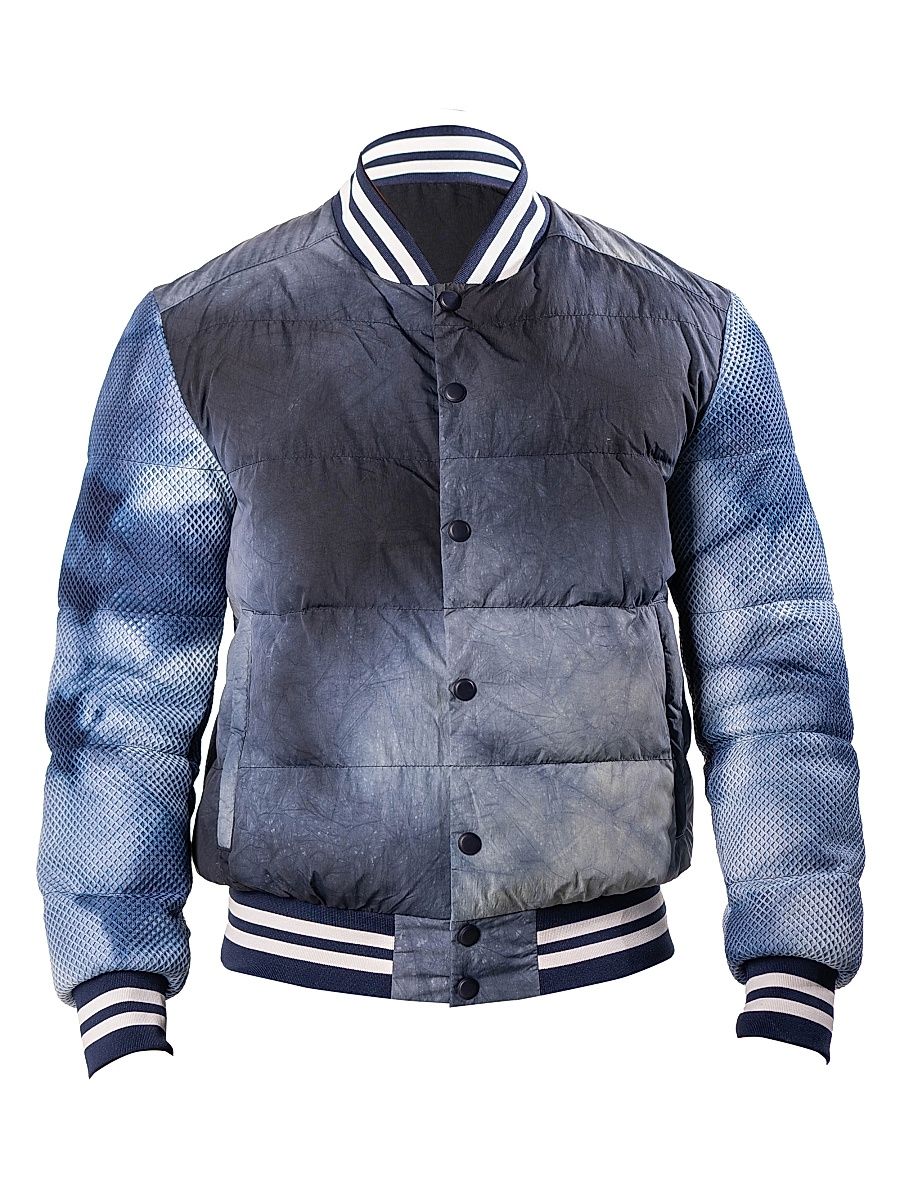 Men's Bomber Jacket - Blue - Size XL
