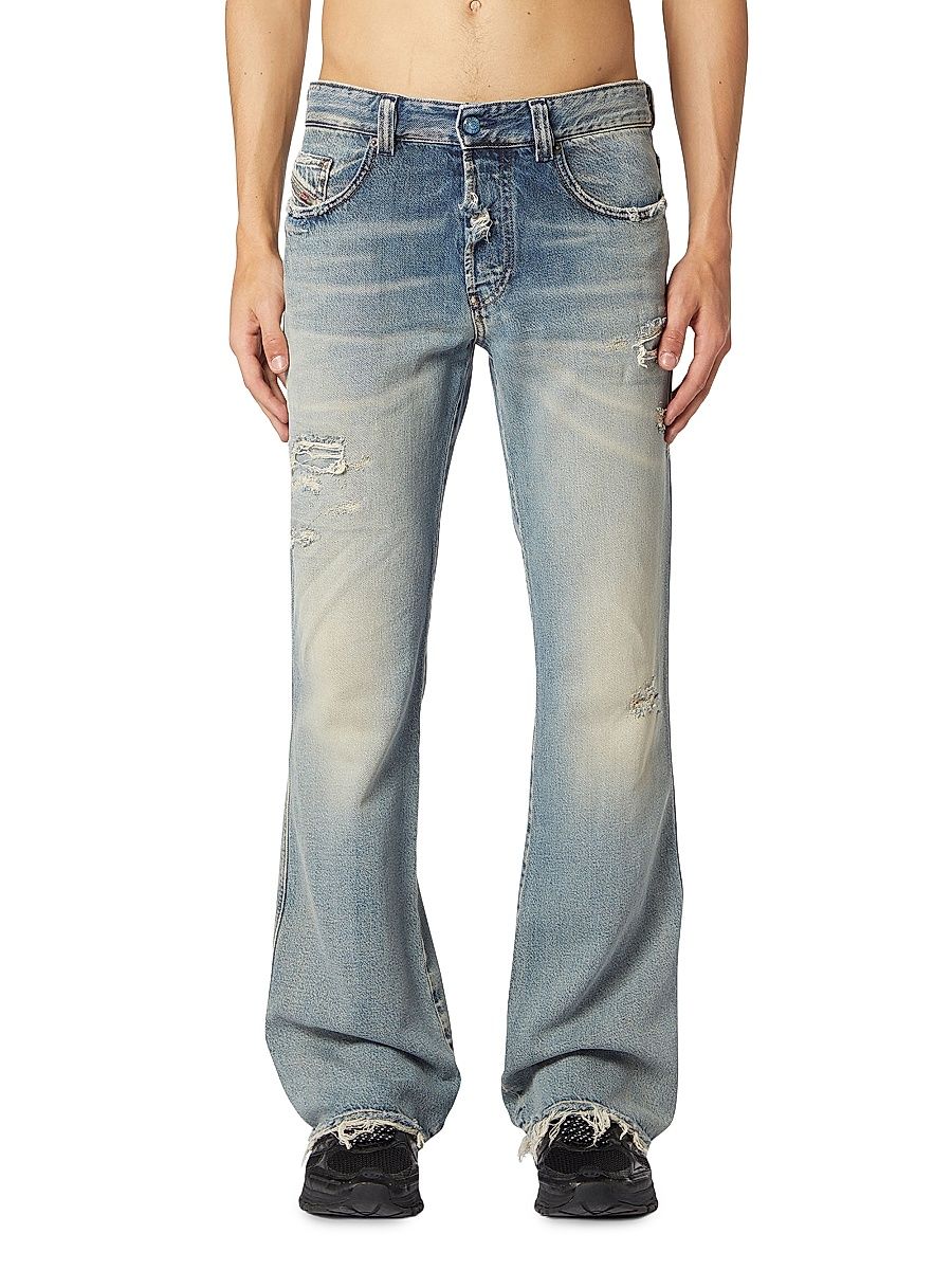 Men's 1998 D-Buck Distressed Faded Jeans - Denim - Size 40