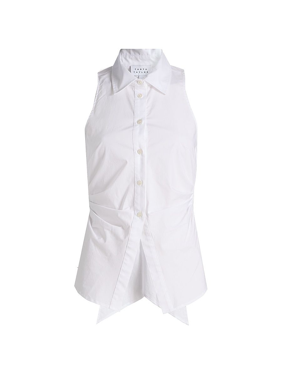 Women's Hannah Back Bow Top - Optic White - Size 12