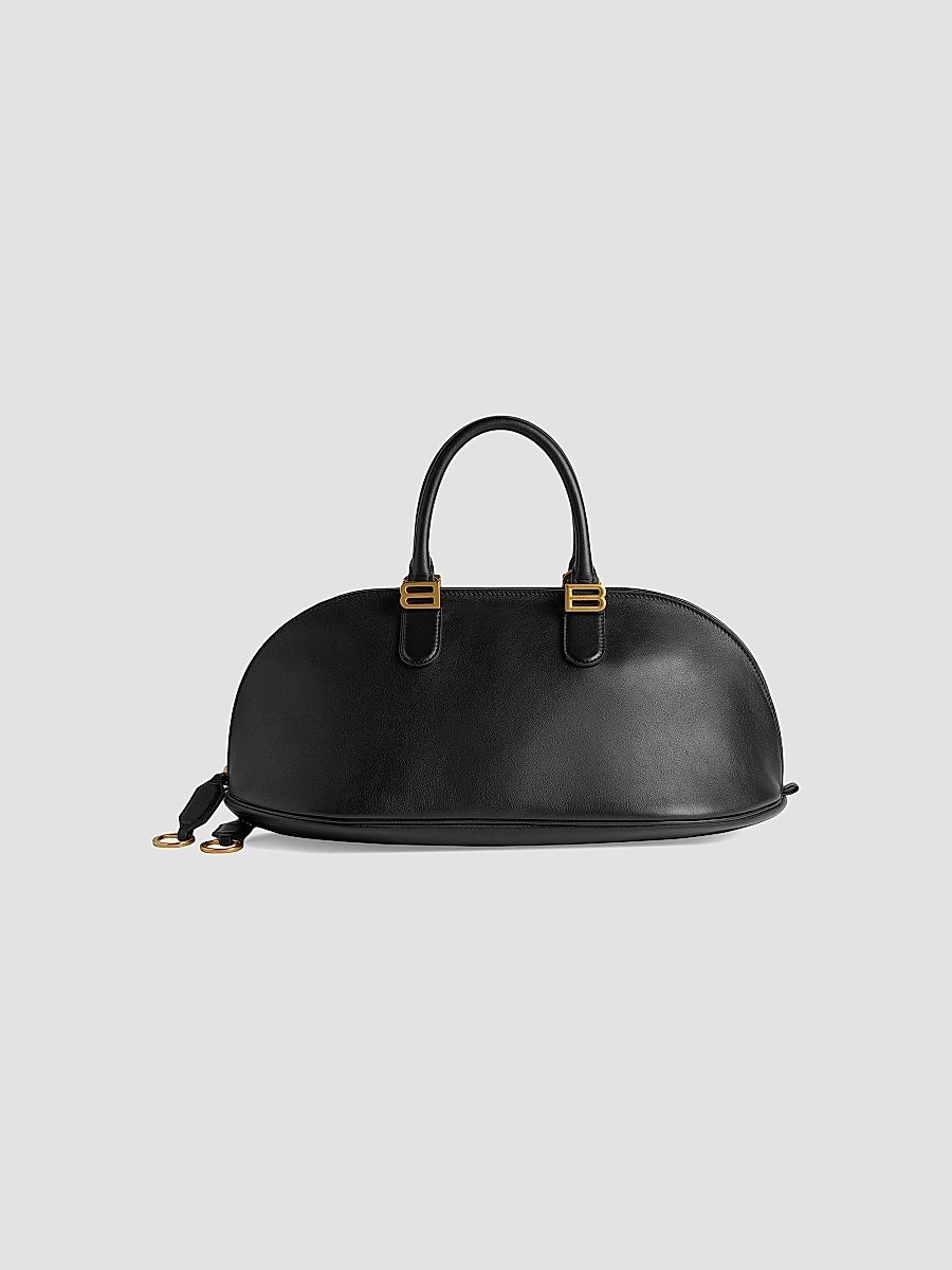 Balenciaga Women's Bolero Bowling Top Handle Bag - Black