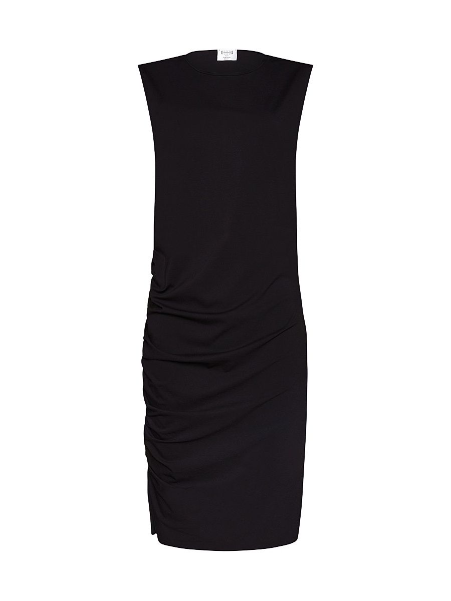Women's Pure Sleeveless Minidress - Black - Size Medium