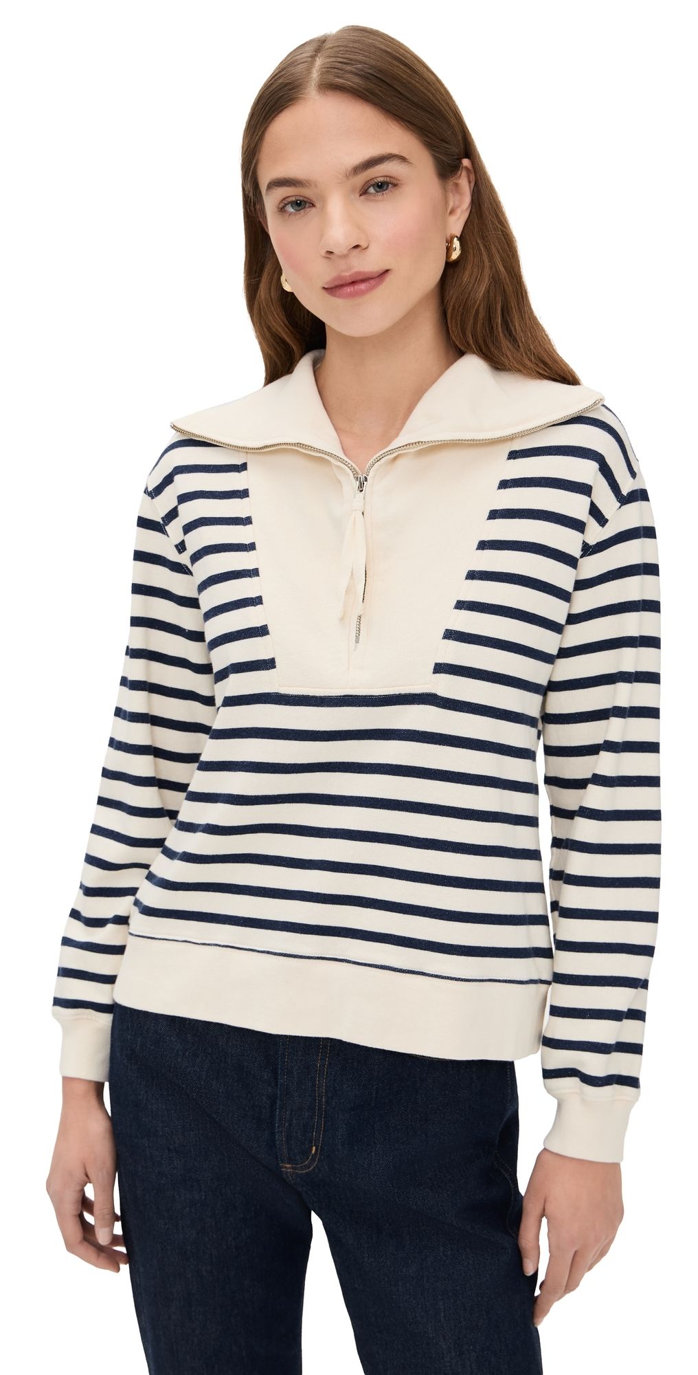 XIRENA Kat Sweatshirt Natural Stripe XS