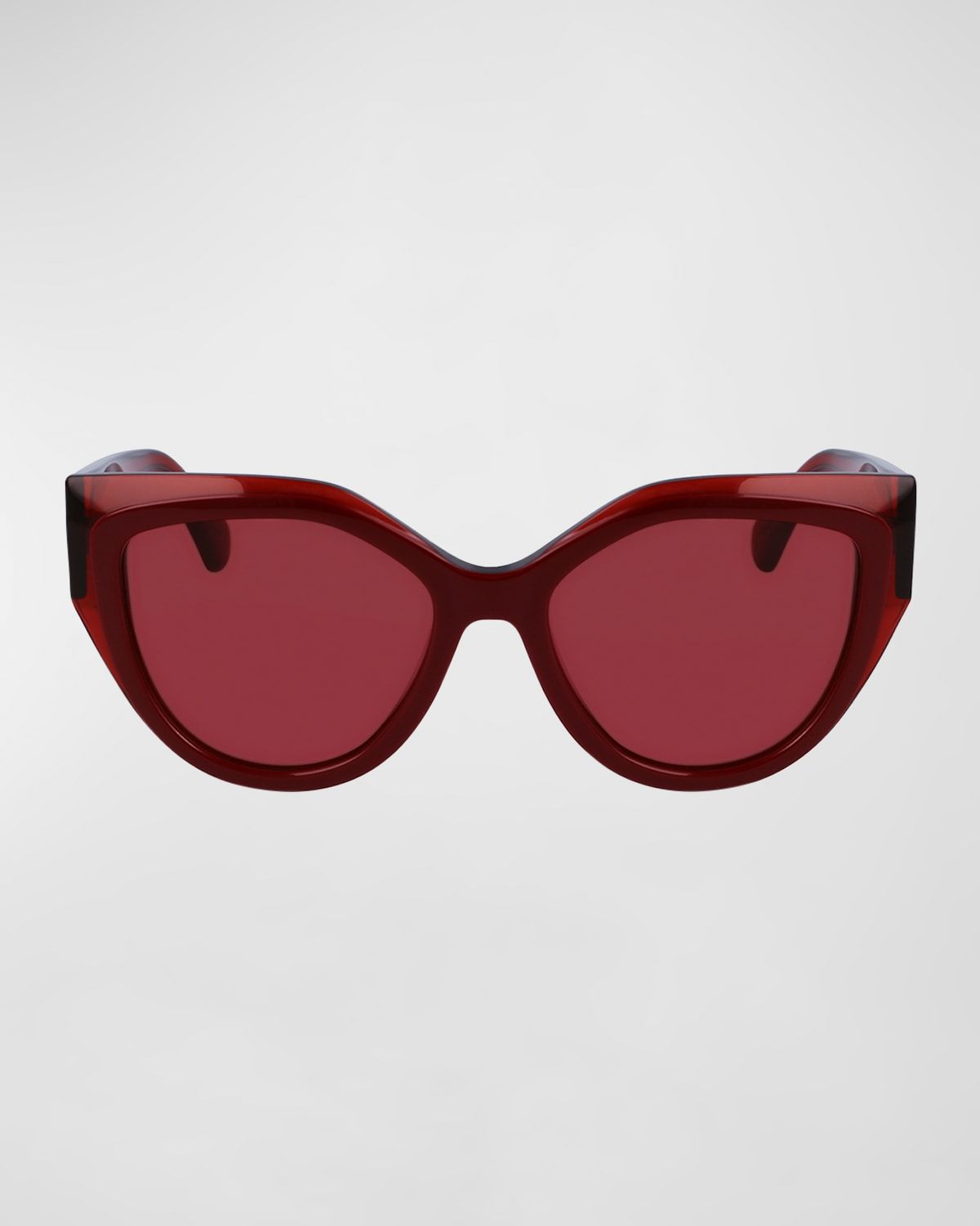 Classic Logo Acetate Cat-Eye Sunglasses