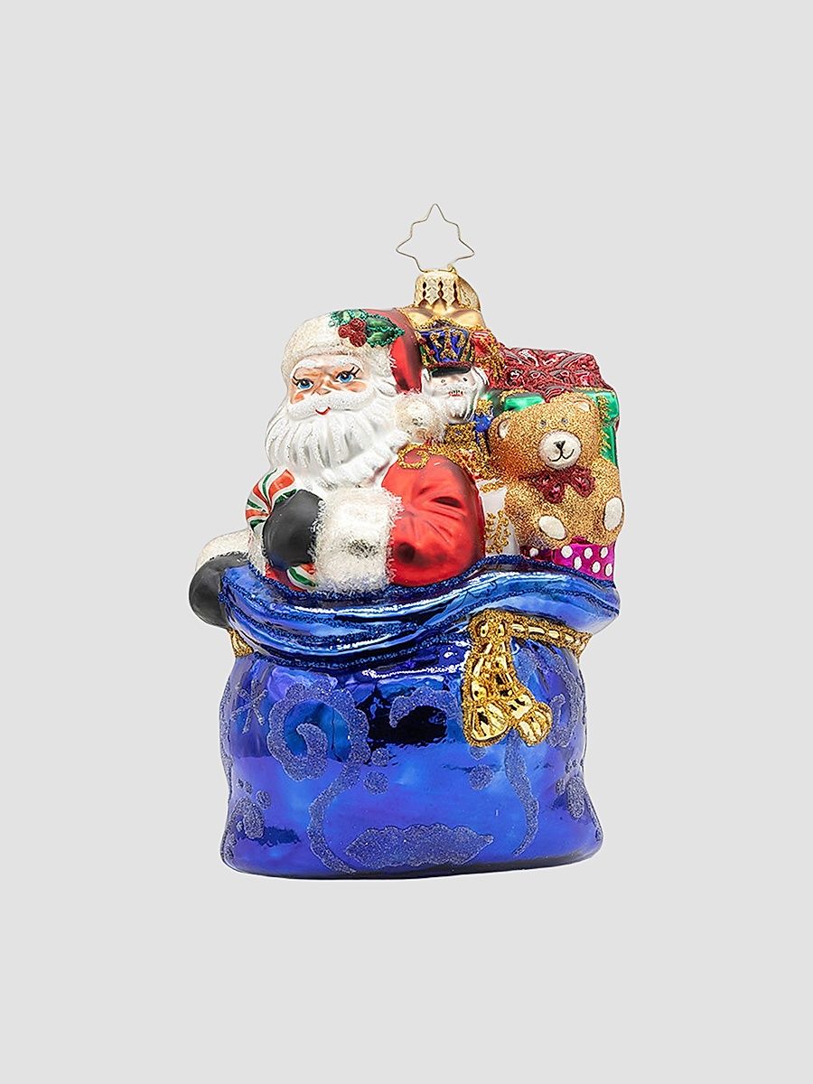 American Santa Kris Kringle's Bundle Ornament