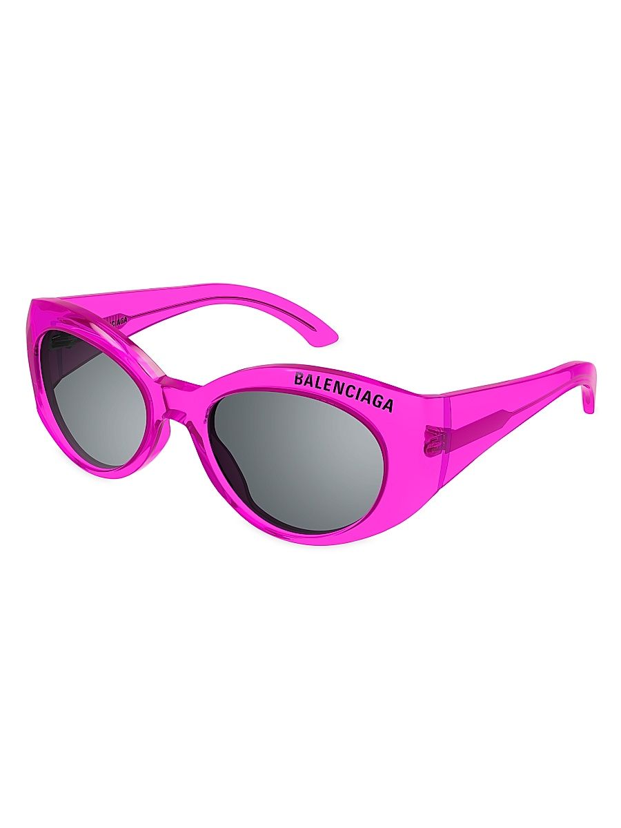 Women's 57MM Oval Sunglasses - Fuchsia